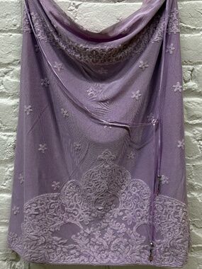 y2k Purple Knee length Skirt Size L